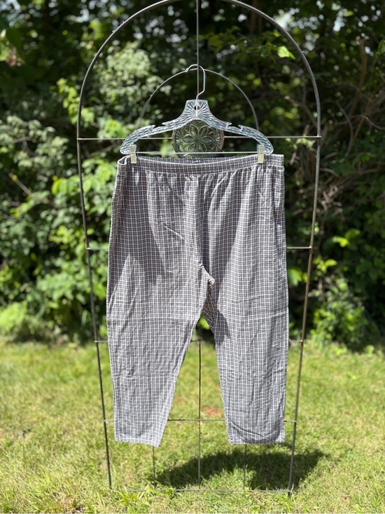 Puritan Other - Puritan Gray Plaid Elastic Waist Lounge Sleep Pants 100% Cotton Men's Large Soft